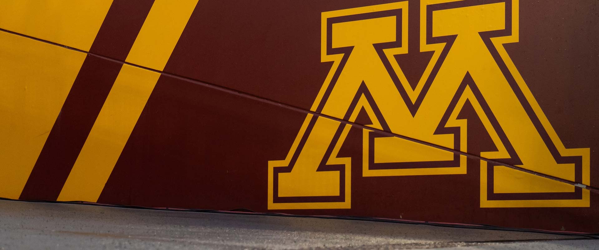 'M' Logo on the wall