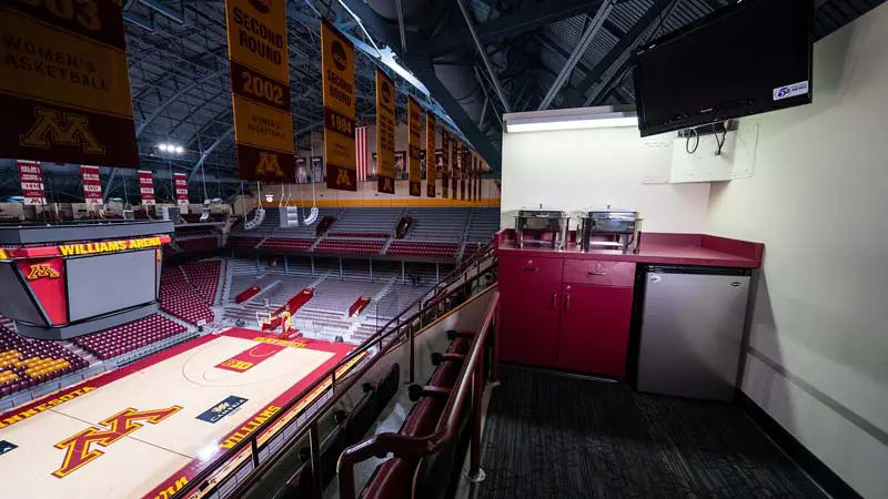 View of court from loft
