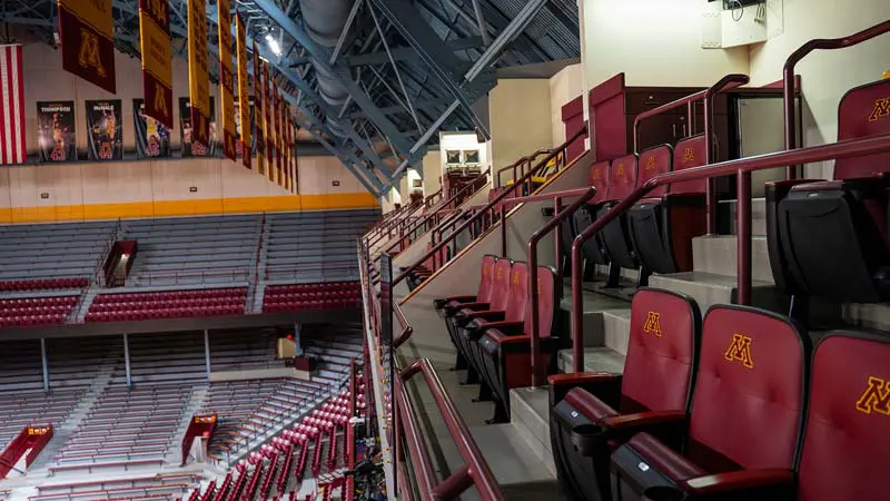 View of seats in loft